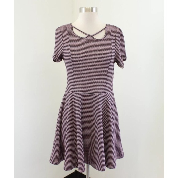 Free People Beach Striped Skater Dress - Picture 2 of 6